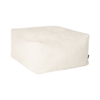 Bouclé kangast beež pouf Keno - noo.ma