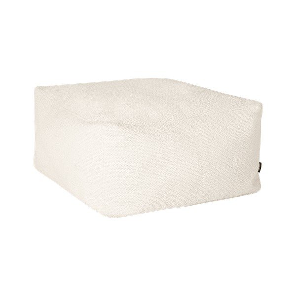 Bouclé kangast beež pouf Keno - noo.ma