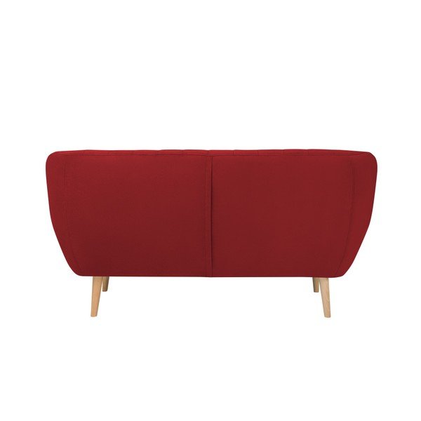 Punane sametne diivan , 158 cm Sardaigne - Mazzini Sofas-image-4
