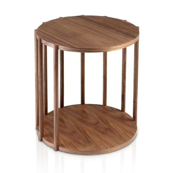 Příruční stolek z ořechového dřeva Ángel Cerdá Marta
