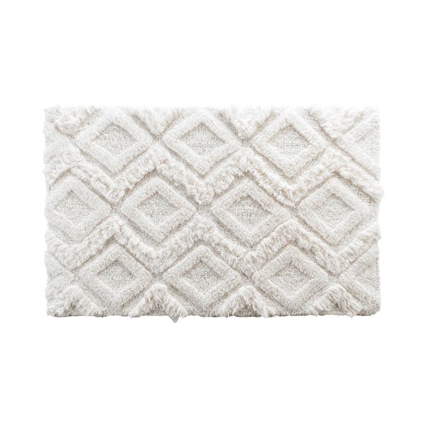 Valge vannitoamatt 50x80 cm Ikatis - douceur d'intérieur