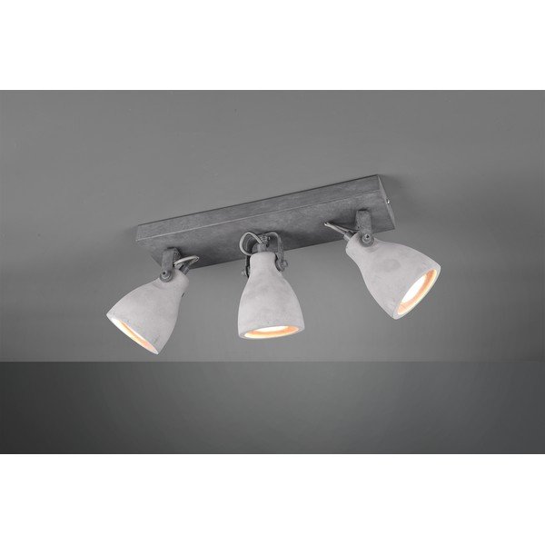 Hall seinalamp 3 pirnile Betoon, pikkus 35 cm - Trio-image-1