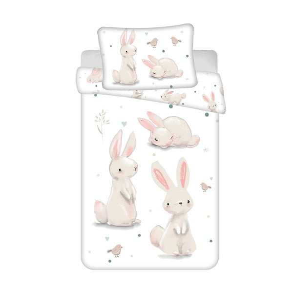 Puuvillane voodipesu 100x135 cm Bunnies - Jerry Fabrics