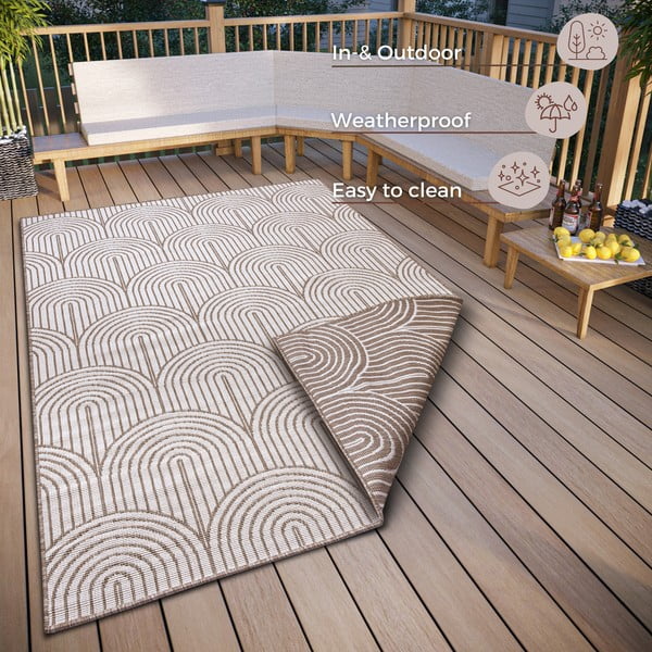 Pruun õuevaip 80x150 cm Pangli Linen - Hanse Home-image-3