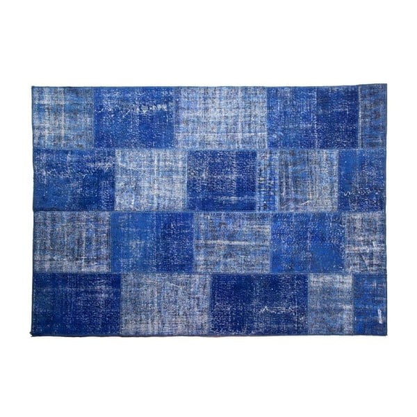 Vlněný koberec Allmode Blue, 180x120 cm
