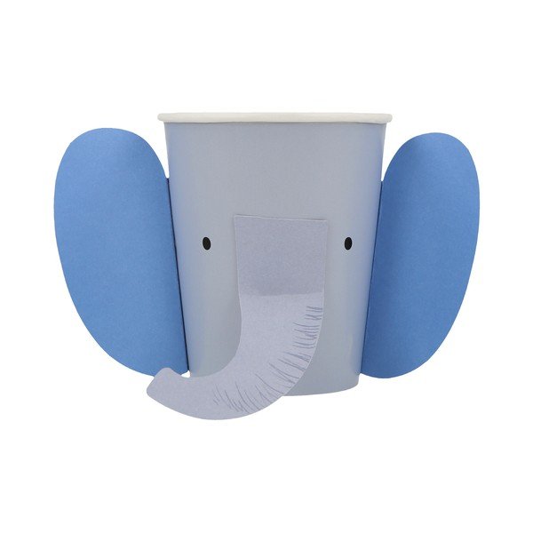 Ühekordsed pabertopsid 8tk komplektis Animal Parade - Meri Meri-image-4