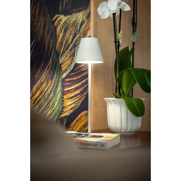 Valge LED laualamp (kõrgus 37 cm) Fizzi - GTV-image-2