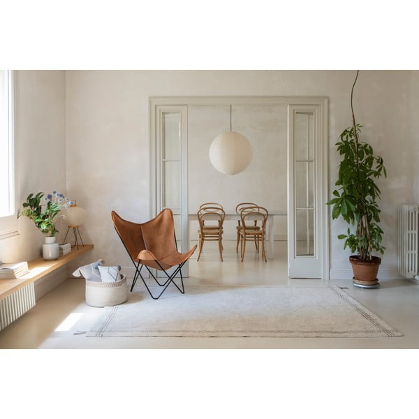 Kreem pestav käsitsi kootud puuvillane vaip 170x240 cm Cuisine Natural - Lorena Canals-image-1