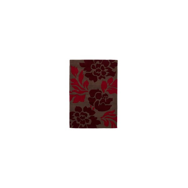 Hnědo-červený koberec Think Rugs Hong Kong Red, 120 x 170 cm