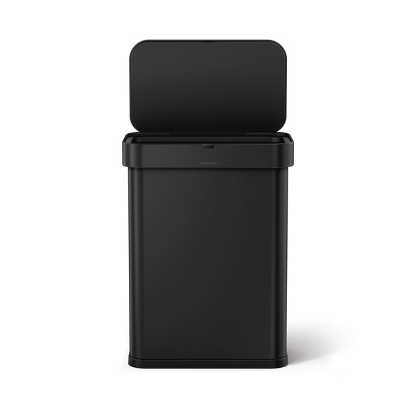 Matt must kontaktivaba terasest prügikast 58 l - simplehuman-image-4