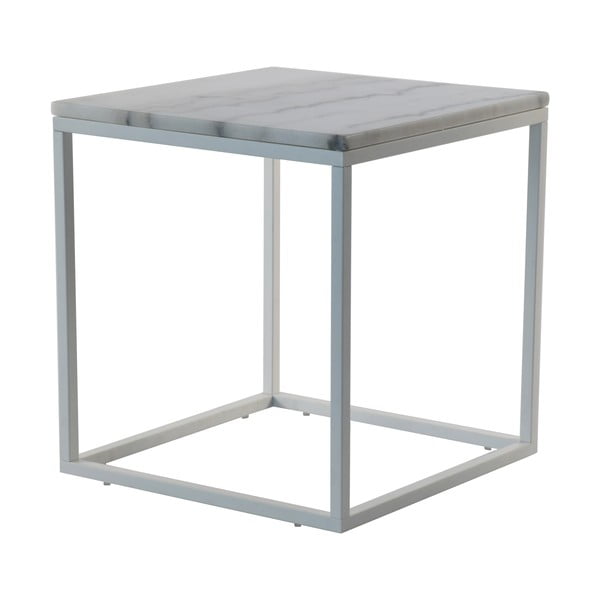 Mramorový konferenční stolek s šedou konstrukcí RGE Accent, šířka 55 cm