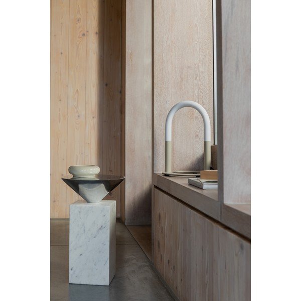 Beež metallist hämardatav LED laualamp (kõrgus 36 cm) Arch - Zuiver-image-3