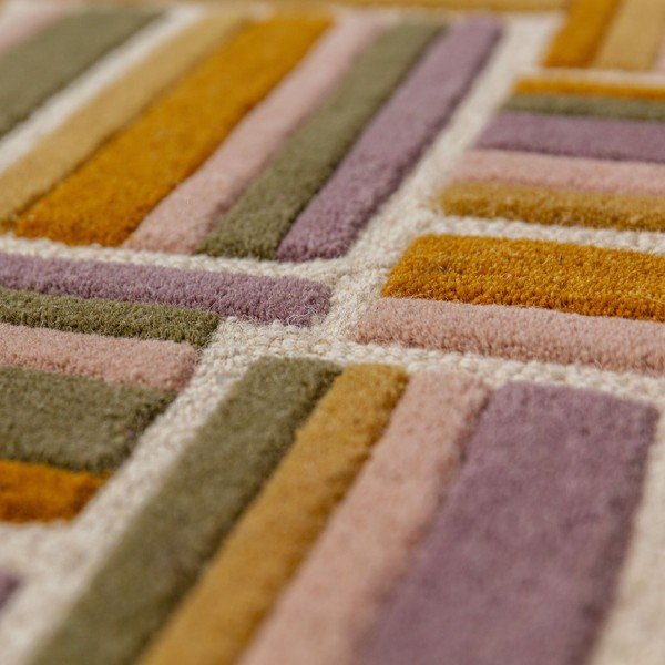 Käsitsi kootud villane vaip 80x300 cm Lattice Shaped - Flair Rugs-image-2