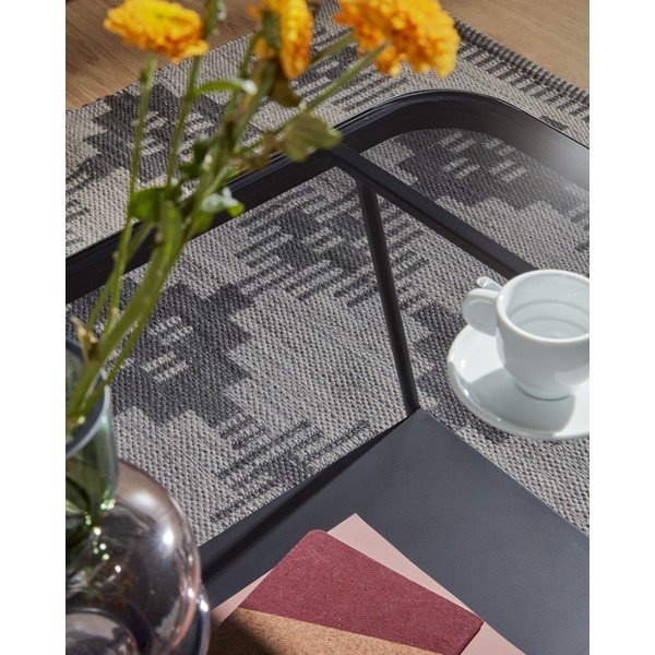 Must diivanilaud klaasist pealispinnaga 45x90 cm Duilia - Kave Home-image-2