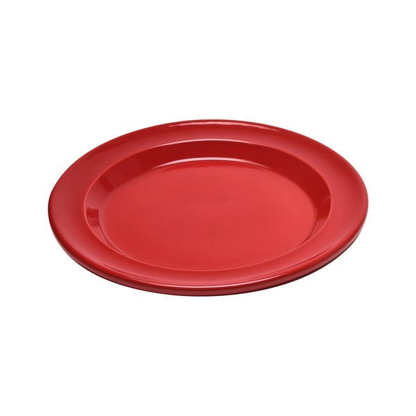 Červený dezertní talíř Emile Henry, ⌀ 21 cm