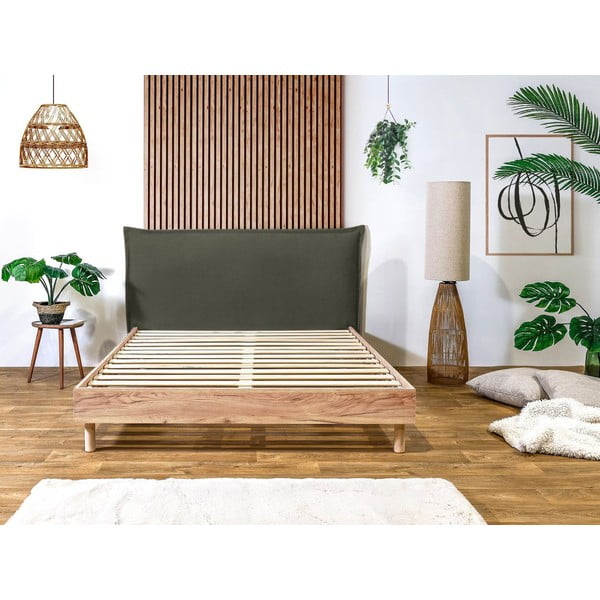 Tumeroheline/füüsiline kaheinimesevoodi koos võrega 180x200 cm Charlie - Bobochic Paris-image-2