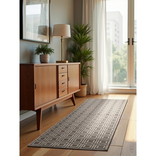 Hall-kreem vaip 80x240 cm Perles Howlite – Elle Decoration-image-1