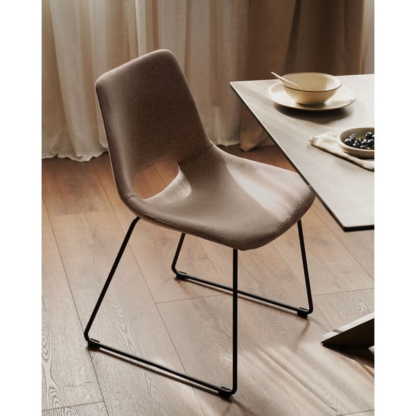 Helepruun söögitool Zahara - Kave Home-image-1