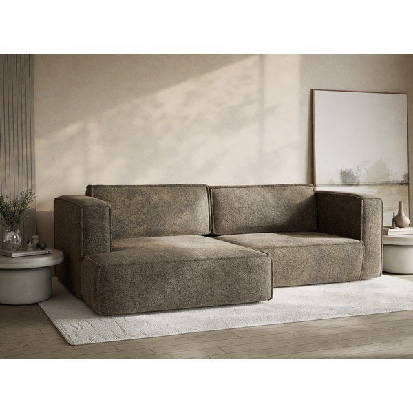 Pruun šenilldiivanvoodi/panipaigaga nurgadiivan (vasak nurk/diivanvoodiga) Velto - Maison de Rêve-image-4