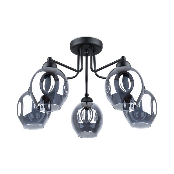 Must rippvalgusti klaasist varjuga Garten - Sollux