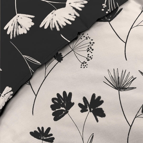 Must-beež pikendatud voodipesu kaheinimesevoodile 240x220 cm Iris - douceur d'intérieur-image-3