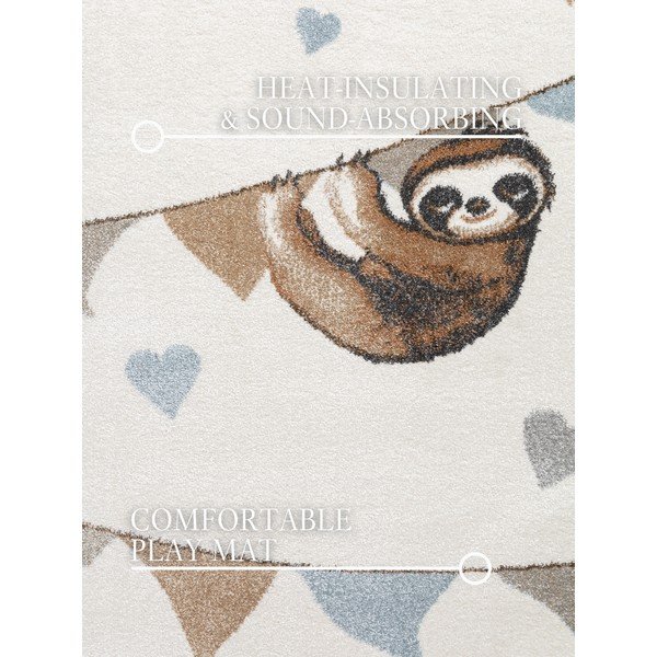 Kreem laste vaip 120x170 cm Walk like an Elephant Rainbow Party - Villeroy&Boch-image-2