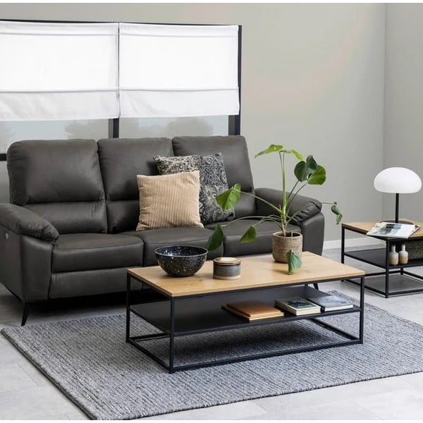 Must kohvilaud 60x120 cm Gila - Actona-image-1