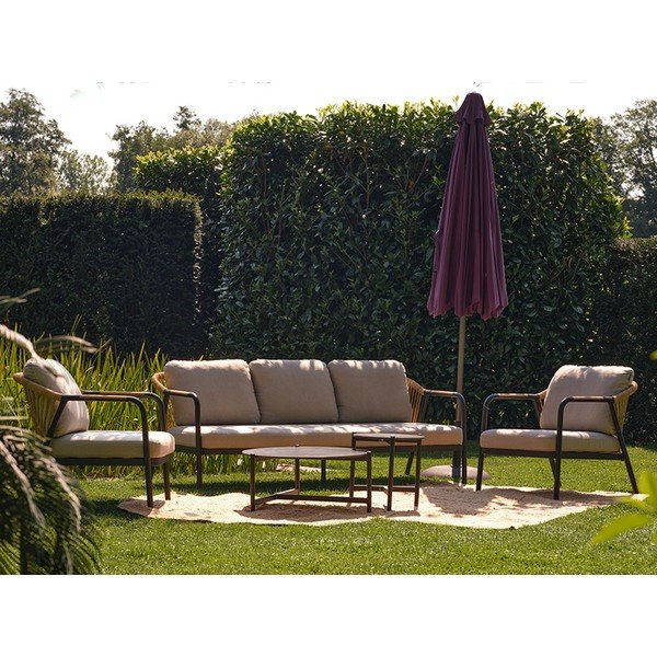 Beež aiamööbli komplekt 5-le inimesele Nice - Hartman-image-3