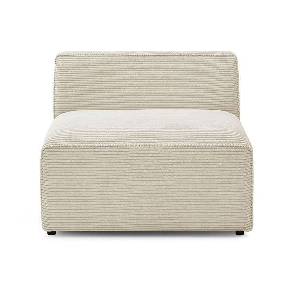 Beež velvetist diivanimoodul (keskmine osa) Megeve - Bobochic Paris