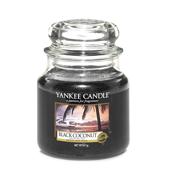 Lõhnaküünal, põlemisaeg 65 tundi Black Coconut - Yankee Candle
