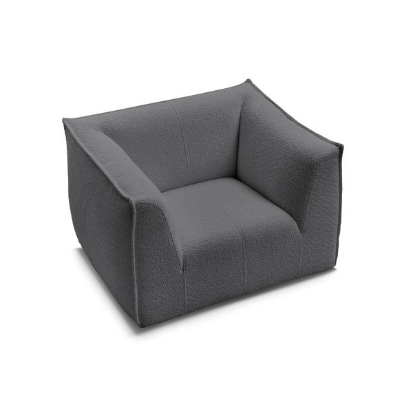 Tumehallist bouclé kangast tugitool Giorgia - Bobochic Paris-image-4