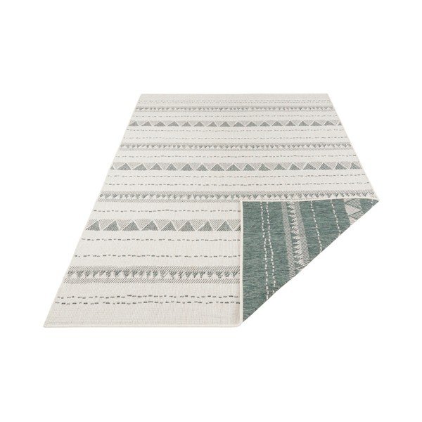 Roheline ja kreemikas õuevaip , 160 x 230 cm Bahamas - NORTHRUGS-image-2