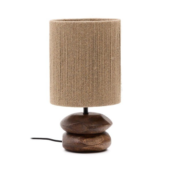 Akaatsia täispuidust lauavalgusti (kõrgus 43 cm) Kor - Kave Home