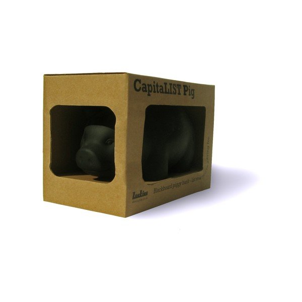 Kasička s tabulovým povrchem Luckies of London Pig Chalk Board-image-2