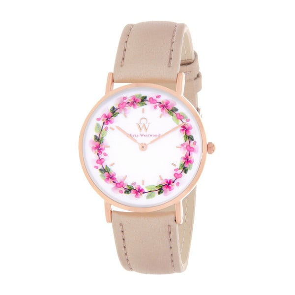 Dámské hodinky s řemínkem ve světle růžové barvě Olivia Westwood Deha