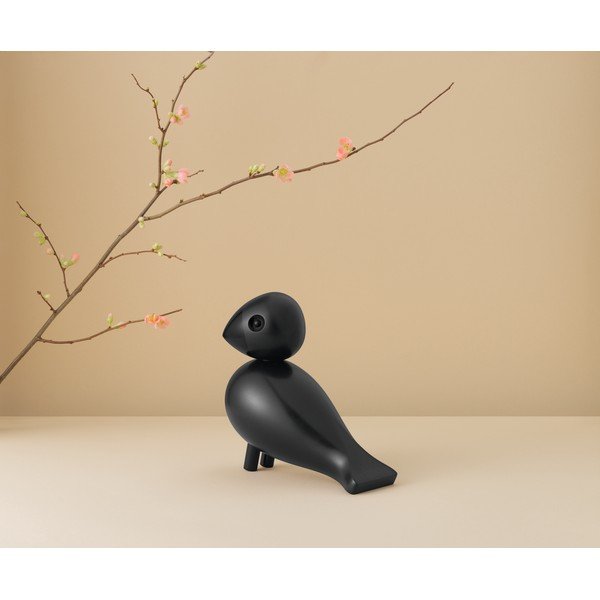 Mustast täispuidust pöögist kuju Songbird Ravn - Kay Bojesen Denmark-image-2