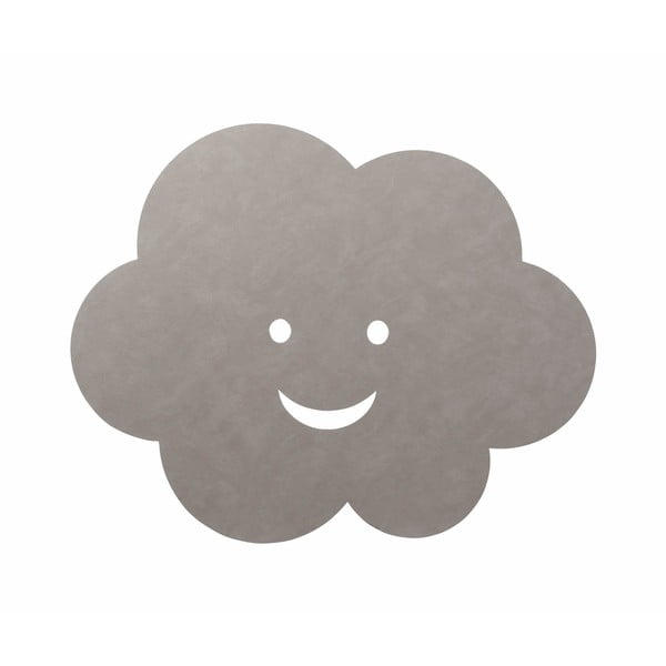 Hallikasbeež käsitsi kootud öko-nahast laste vaip 70x88 cm Cloud XXL Cloud - LIND DNA