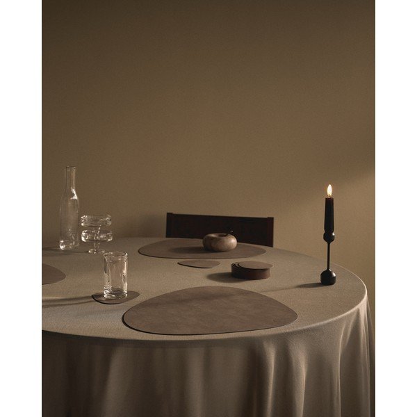 Öko-nahast lauamatt 37x44 cm Curve L Nupo - LIND DNA-image-1