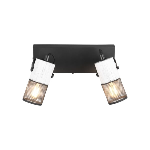 Must-valge seinalamp ø 9 cm Tosh - Trio-image-2