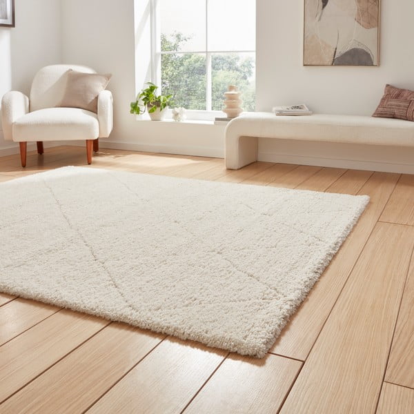 Kreem vaip 160x230 cm Ideal Shaggy - Think Rugs-image-2