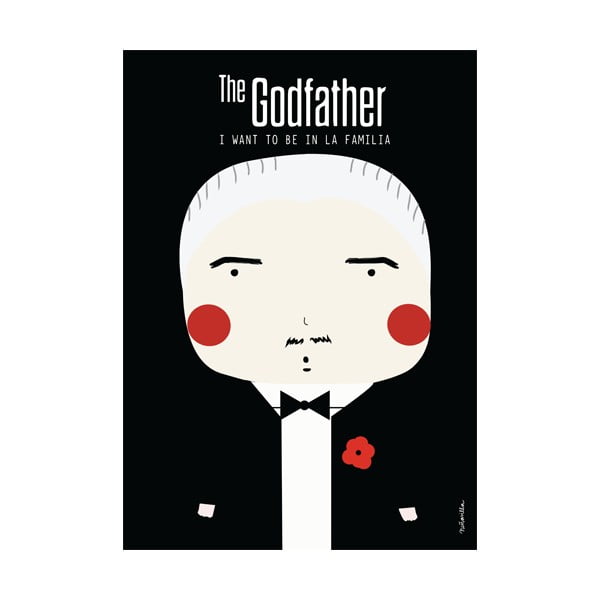 Plakát NiñaSilla Godfather, 21 x 42 cm