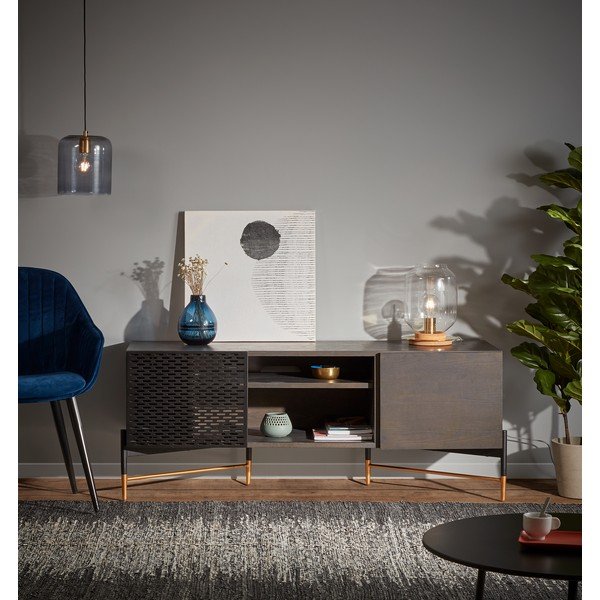 Klaasist rippvalgusti Bobby - Kave Home-image-1