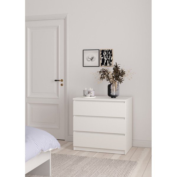 Valge kummut 77x76x50 cm Naia - Tvilum-image-1