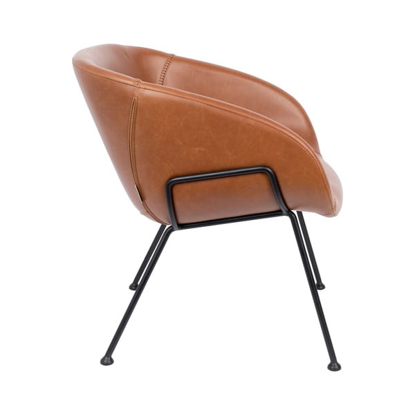 Pruun kunstnahast tugitool Feston - Zuiver-image-3