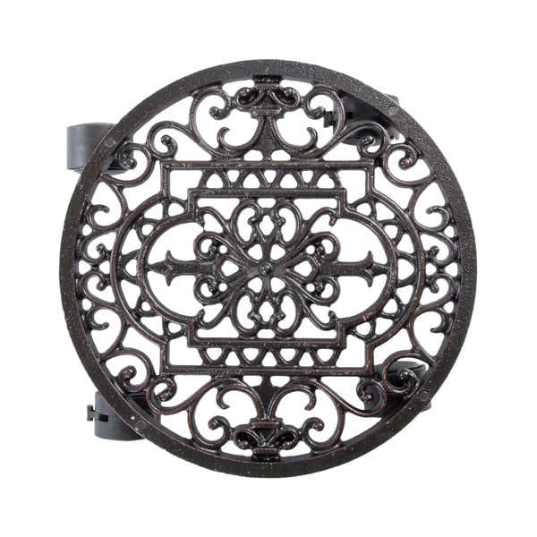 Metall mobiilne alus lillepottidele ø 29 cm (kõrgus 6 cm) Ornament – Esschert Design-image-2