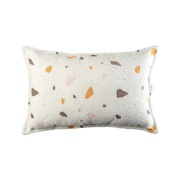 Kreem buklee/šenillkangast laste diivanipadi Terrazzo Bolster - Wigiwama