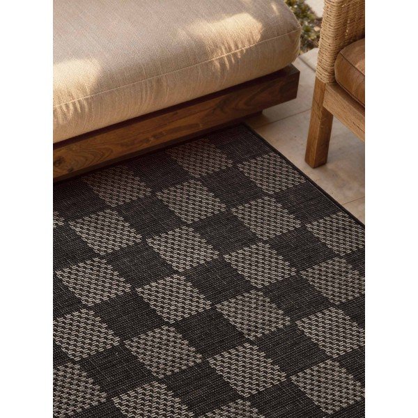 Must/kreemikas sise- ja õuevaip 120x170 cm Haringey Dorothy - Ted Baker-image-2