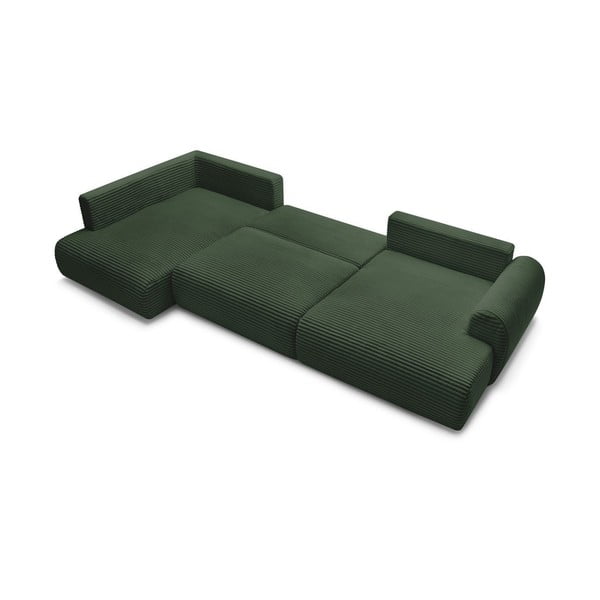 Tumeroheline velvetist nurgadiivanvoodi (parem nurk/U-kujuline) Lucien - Bobochic Paris-image-4