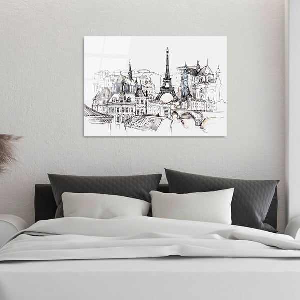 Klaasist maal 70x100 cm Paris - Wallity-image-2