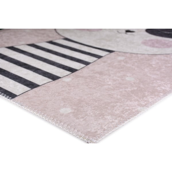 Heleroosa laste vaip 120x180 cm Princess Panda - Vitaus-image-3